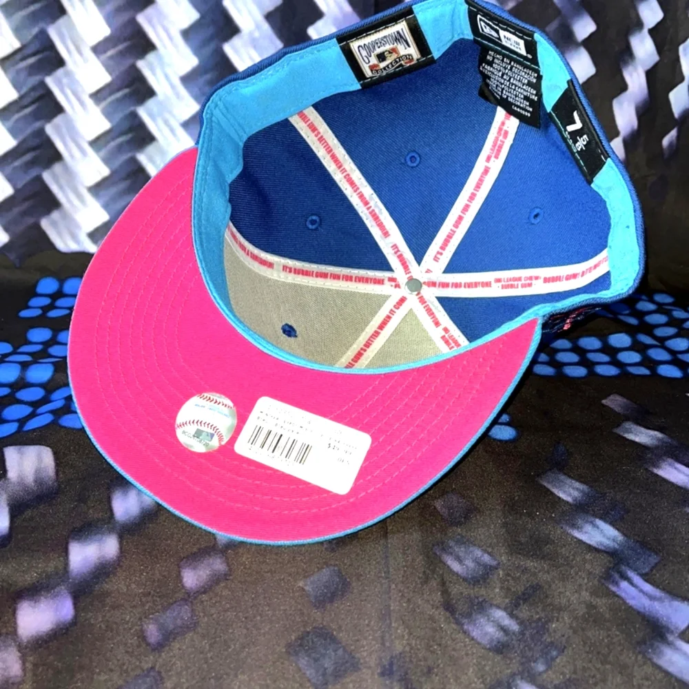 NEW ERA BIG LEAGUE CHEW EDITION FITTED EXPOS HAT 7 5/8 - Picture 3 of 3